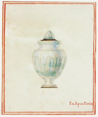 Urna de água-marinha de Giuseppe Grisoni