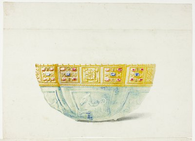 Taça com jóias no Tesouro de São Marcos, Veneza de Giuseppe Grisoni