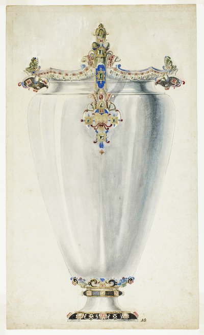 Jarra monumental com jóias de Giuseppe Grisoni