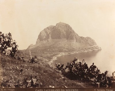 Vista de Capo Zafferano de Solunto, Palermo de Giuseppe Incorpora
