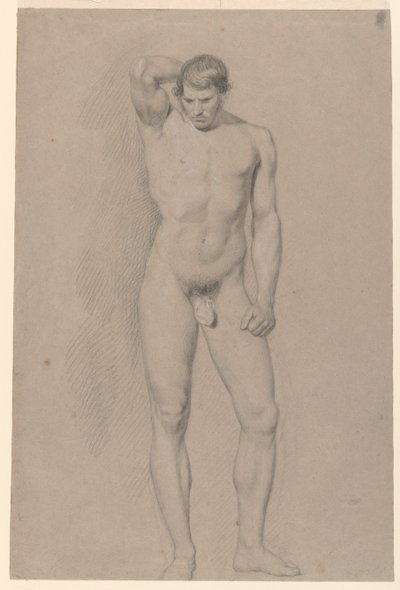 Estudo Acadêmico de um Nu Masculino de Giuseppe Longhi