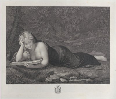 Maria Madalena em penitência no deserto, ca. 1810. de Giuseppe Longhi