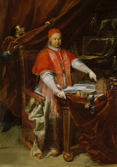 Retrato do Papa Bento XIV 1675-1758, 1740. de Giuseppe Maria Crespi