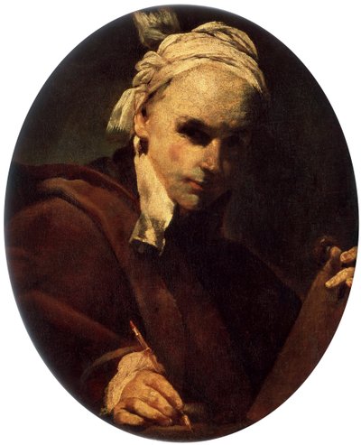 Auto-retrato, c1700. de Giuseppe Maria Crespi