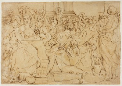 Estudo para as Bodas de Caná de Giuseppe Maria Crespi