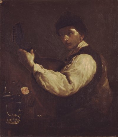 The Luteplayer de Giuseppe Maria Crespi