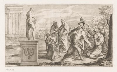 Sacrifícios de Enéas à Apollo
Coelicolum Regi mactat in littore taurum (título sobre o objecto)
As tentações de Enéas (título da série)
L