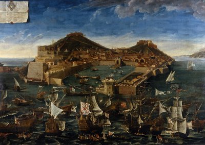 Portoferraio (Elba) (Elba), pintura de G.M. Terreni de Giuseppe Maria Terreni