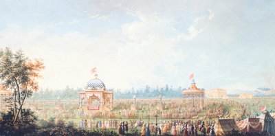 Corrida em Cascine, de Giuseppe Maria Terreni (1739-1811), Itália de Giuseppe Maria Terreni