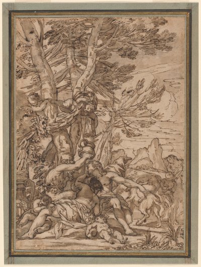um bacanal de Giuseppe Nicola Nasini