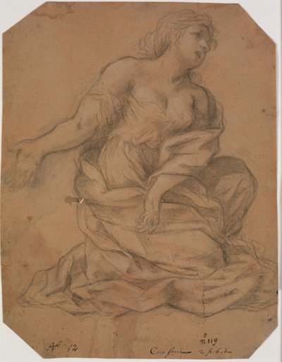 Mulher ajoelhada de Giuseppe Nicola Nasini