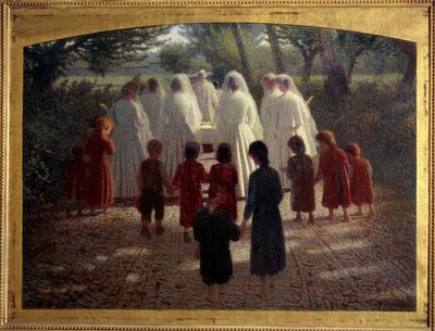 Pintura de Giuseppe Pellizza da Volpedo (1868-1907) 1902 Sol. 0,79x1,07 m Paris, musee d