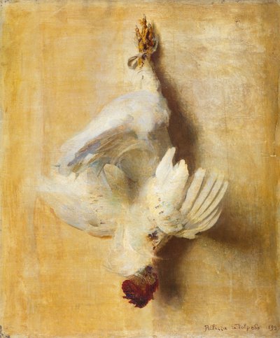 Pendurado de galinha de Giuseppe Pellizza da Volpedo