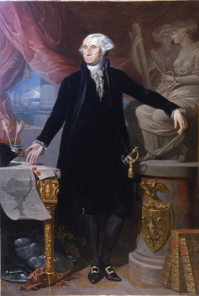 Retrato de George Washington. de Giuseppe Perovani
