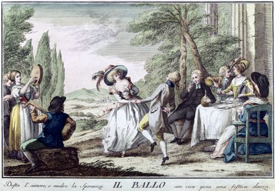 A dança A dança, 1790. de Giuseppe Piattoli