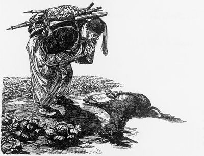 Tartarin e uma oração por Tartarin nos Alpes por Alphonse Daudet, Milão de Giuseppe Porcheddu