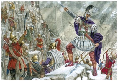 Alexandre, o Grande, na Porta de Ferro (Ásia Central) de Giuseppe Rava