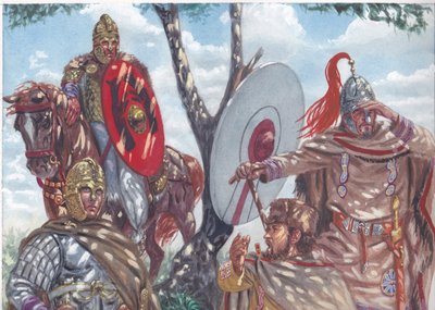 Oficiais romanos da Antiguidade Tardia de Giuseppe Rava