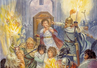 Saque de Roma efectuado pelos Vândalos de Giuseppe Rava