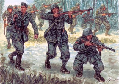 Segunda Guerra Mundial, Guerra greco-italiana: Soldados italianos de Giuseppe Rava