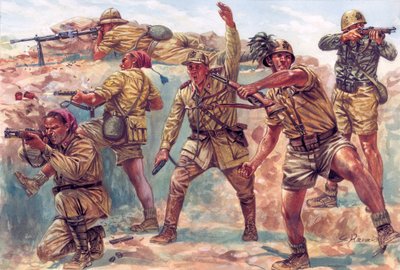 Segunda Guerra Mundial: os bersaglieri italianos na Líbia durante a ocupação italiana entre 1934 e 1943 - WWII: os bersaglieri italianos durante a ocupação italiana da Líbia de Giuseppe Rava