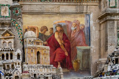 Via Sacra, calvário composto por azulejos de majólica dos séculos XVI-XIX de Giuseppe Renato Greco