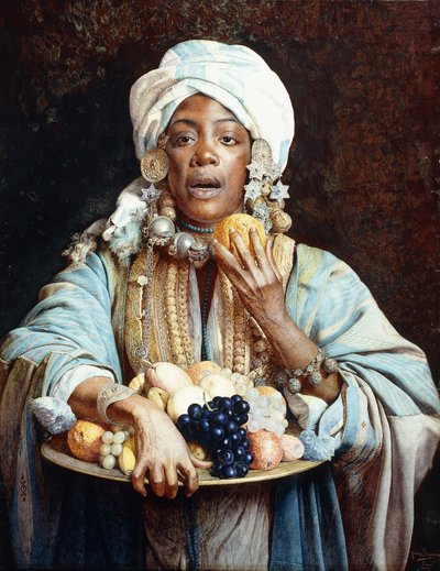 Vendedor de frutas da África do Norte de Giuseppe Signorini