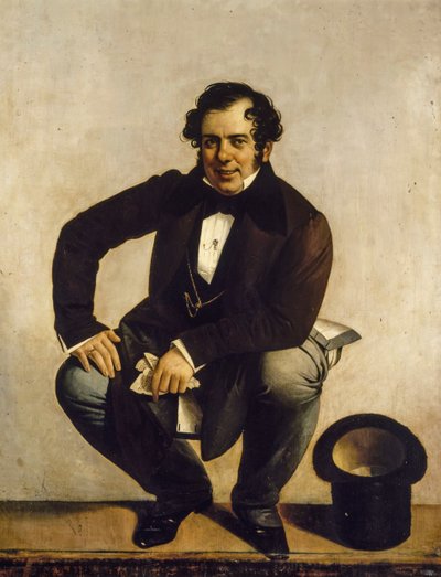 Auto-retrato de Giuseppe Tominz (1790-1866) de Giuseppe Tominz