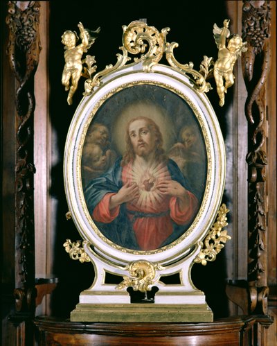O Sagrado Coração de Cristo, da capela do internato, 1766 de Giuseppe Varotti