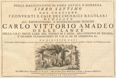 Delle Magnificenze di Roma Antica e Moderna (vol. 3) de Giuseppe Vasi