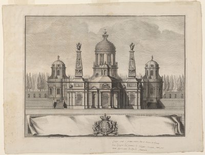 Sepulcro para os Reis da França de Giuseppe Vasi after Filippo Juvarra