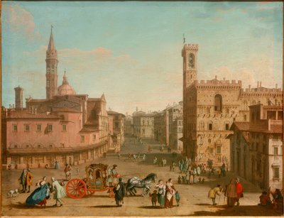 Die Piazza San Firenze de Giuseppe Zocchi