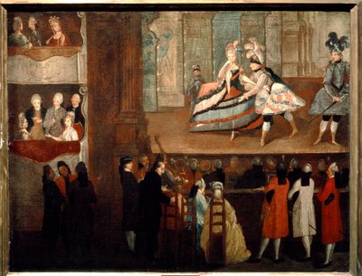 Série Ópera, finais do século XVIII (óleo) de Giuseppe de Albertis