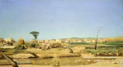 Casa da fazenda perto de Nápoles de Giuseppe or Joseph de Nittis