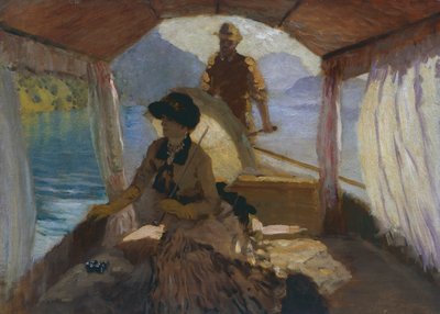 No Lago Lucerna de Giuseppe or Joseph de Nittis