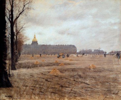 Place des Invalides de Giuseppe or Joseph de Nittis