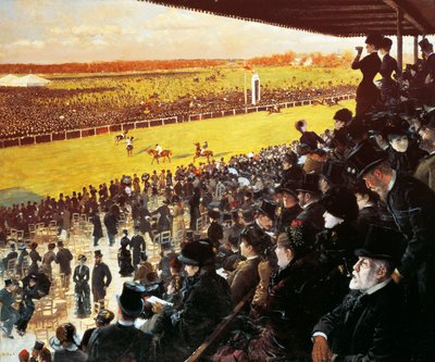 Corridas em Longchamps de Giuseppe or Joseph de Nittis