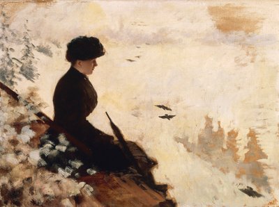 Efeito neve de Giuseppe or Joseph de Nittis