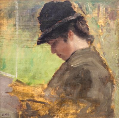 A Menina Inglesa de Giuseppe or Joseph de Nittis