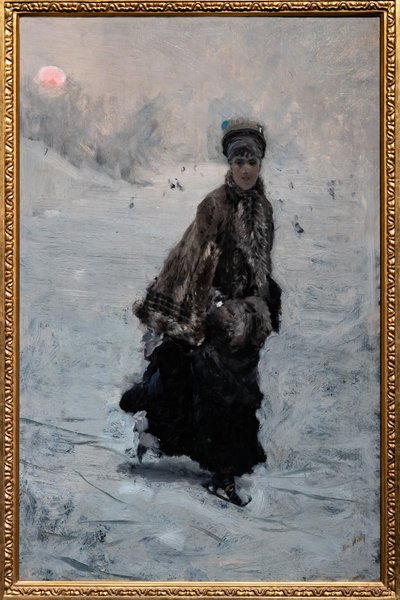 O Patinador de Giuseppe or Joseph de Nittis