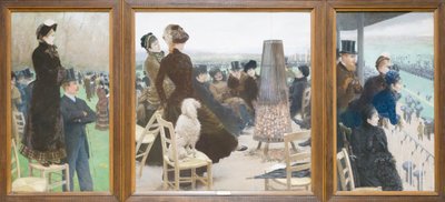 As corridas no Bois de Boulogne de Giuseppe or Joseph de Nittis