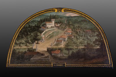 a villa del Trebbio dos Médicis de Giusto Utens