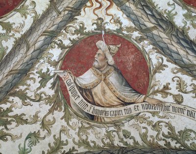 O Profeta Baruch, da Loggia d "Anunciação, 1451 de Giusto dAllamagna