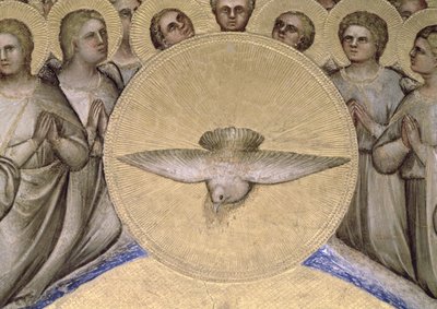 A pomba do Espírito Santo, 1360-70 de Giusto di Giovanni de Menabuoi