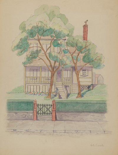 Stewart House, c. 1936. de Gladys Cook