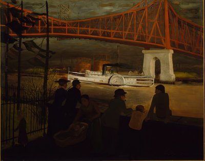 Ponte Queensboro, East River, c. 1910. de Glenn O Coleman