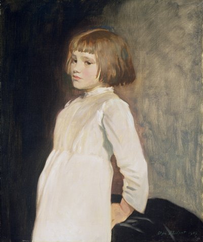 Gabrielle Cross, a sobrinha dos artistas, 1919 de Glyn Warren Philpot