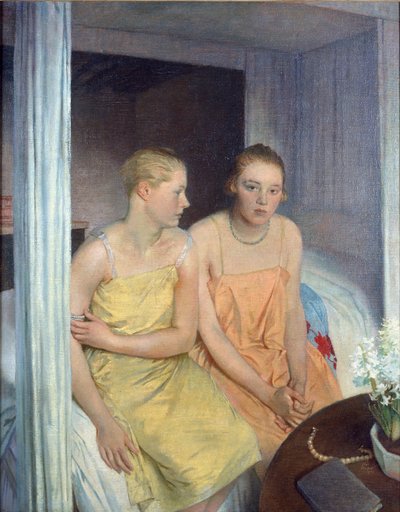 Gabrielle e Rosemary, 1828 de Glyn Warren Philpot