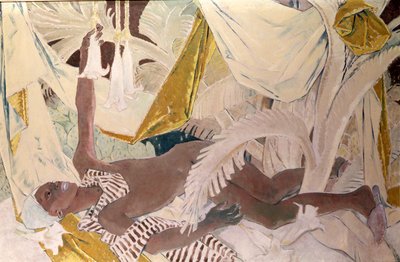Henry Thomas, servo jamaicano de Philpots, reclinando de Glyn Warren Philpot