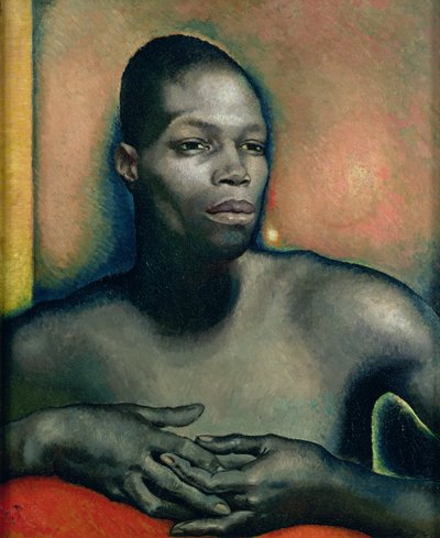 Estudo de uma pessoa negra de Glyn Warren Philpot